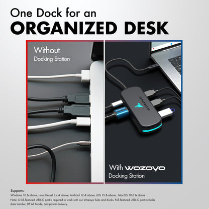 Type C 5 in 1 Docking Station, Series 1