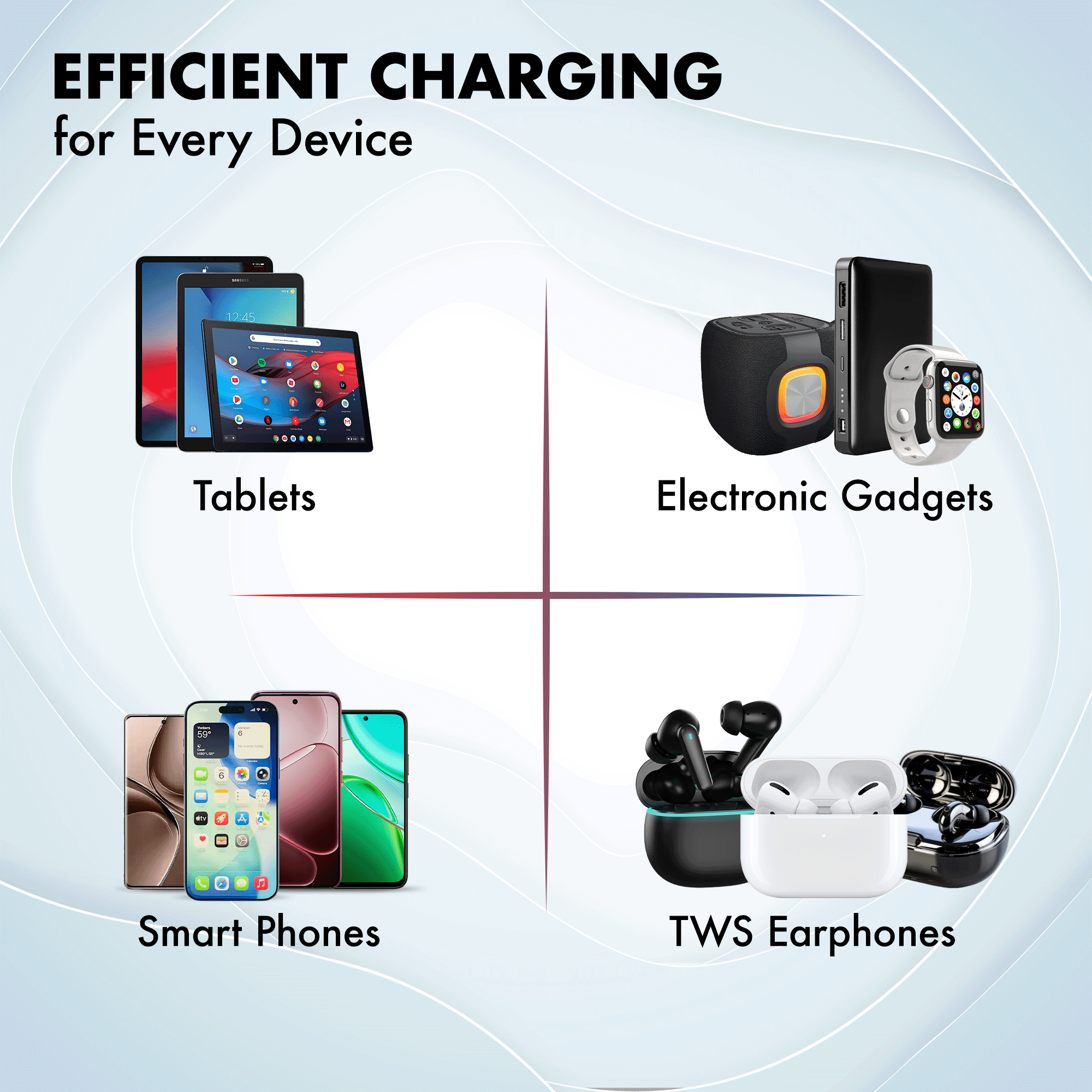 PD 48W GaN Charger, Black, Series 2