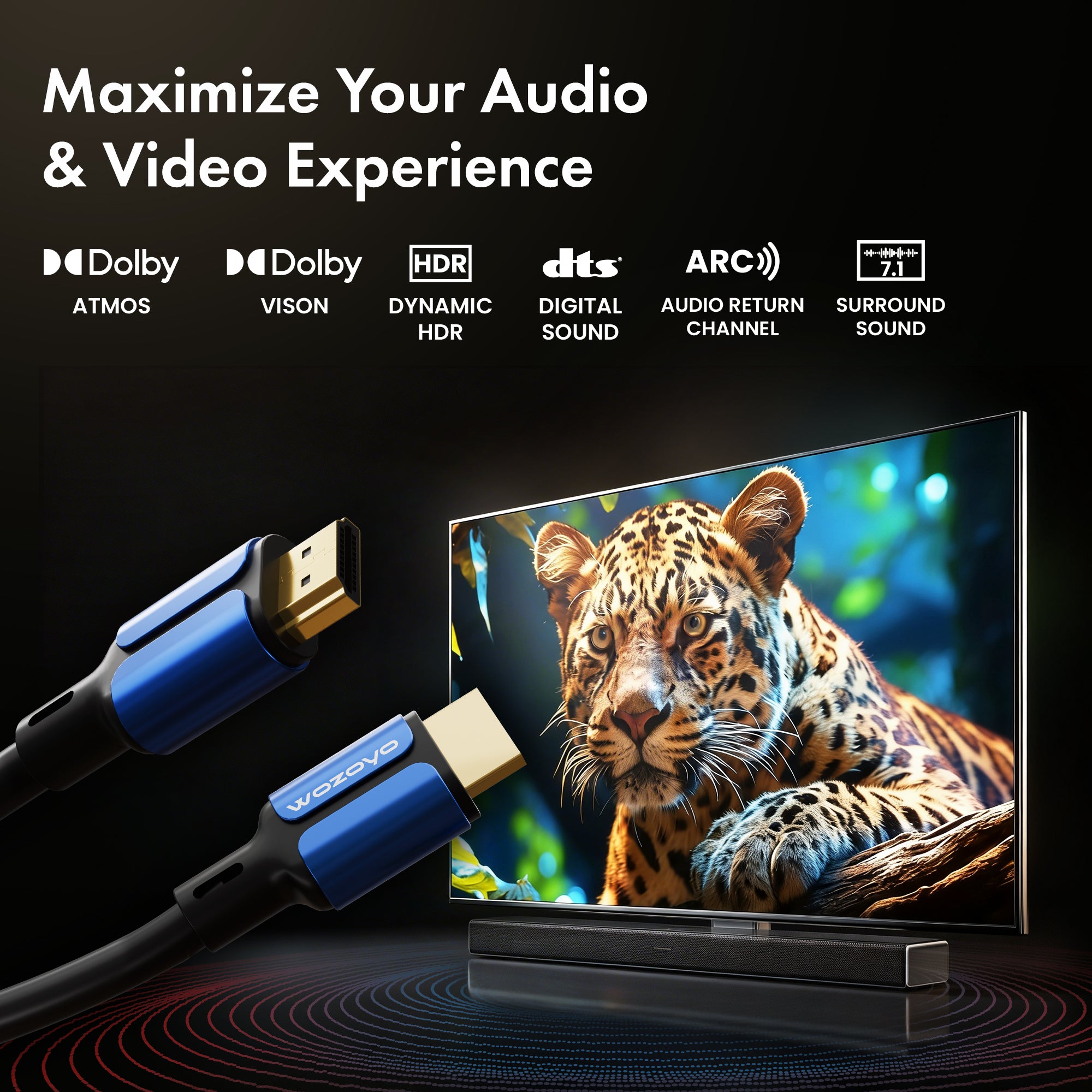 HDMI Cable 2.0 Compliant - 2 Meter, Series 1