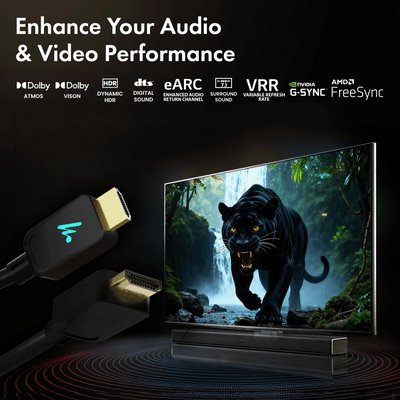 HDMI Cable with LED 2.1 Compliant - 5 Meter, Series 2